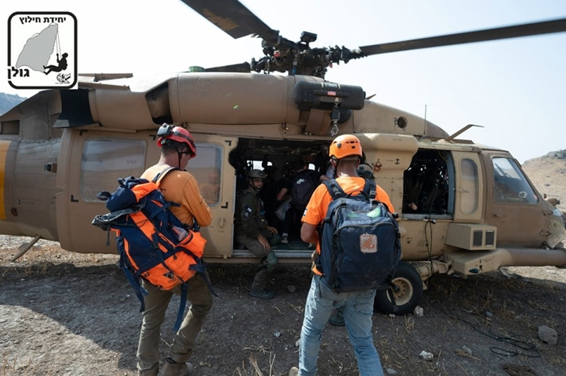 יחידות החילוץ גולן וגליל כרמל חילצו מטיילים שנפגעו בטבע