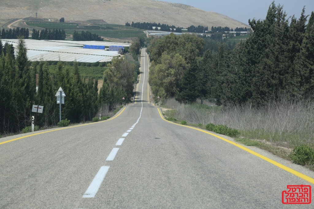 כביש הצפון ומצודת משטרת סאסא
