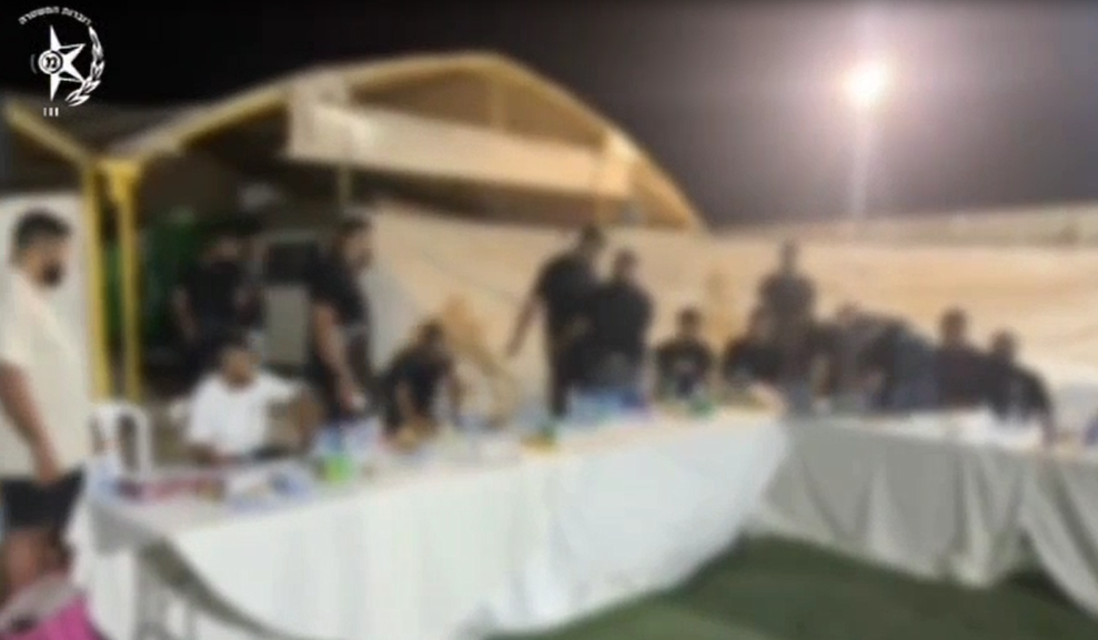 פשיטה על חתונה בעקבות ירי שמחה