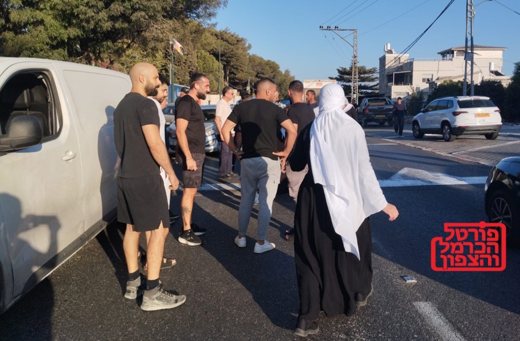 הולכת רגל נפגעה מרכב בשדרות אבא חושי בעוספיה