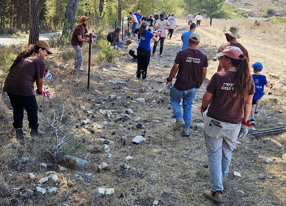 השומר החדש מתקן את הנזק שגרמו הערבים