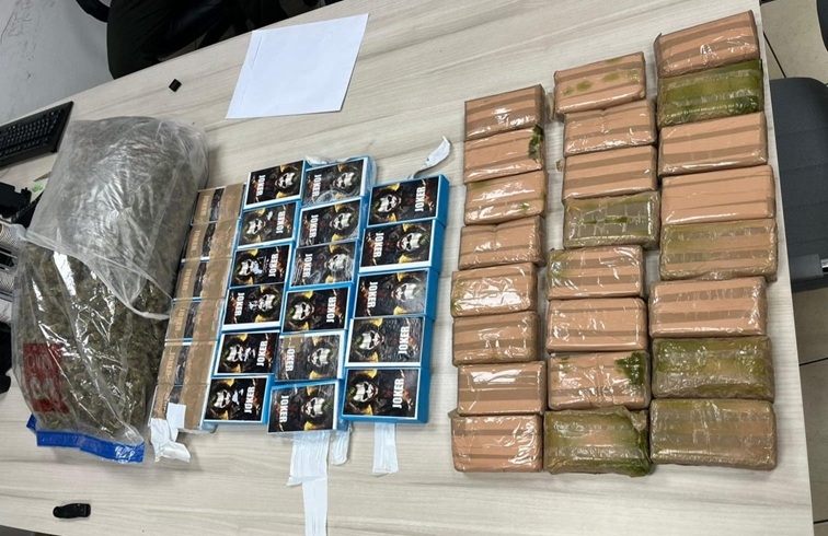 30 ק"ג של סמים נתפסו ברכב בכניסה לחיפה