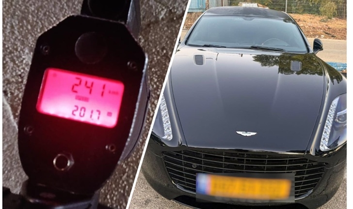 טס על הכביש במהירות 241 קמ״ש