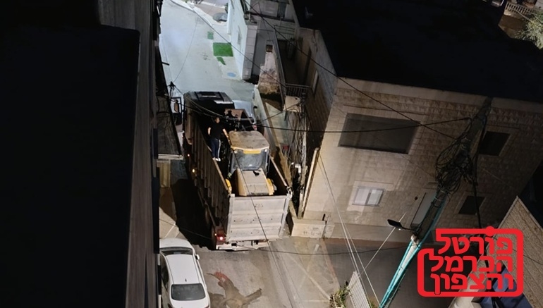 חבלה לעמודי בזק בגלעין הכפר בדליה