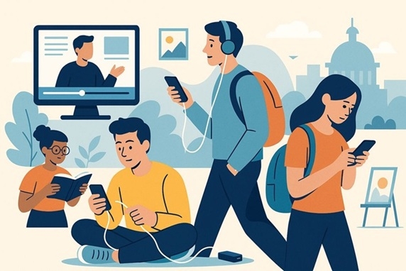 איך שינויים טכנולוגיים משפיעים על הדרך בה אנחנו לומדים צורכים תוכן ונעים בעולם