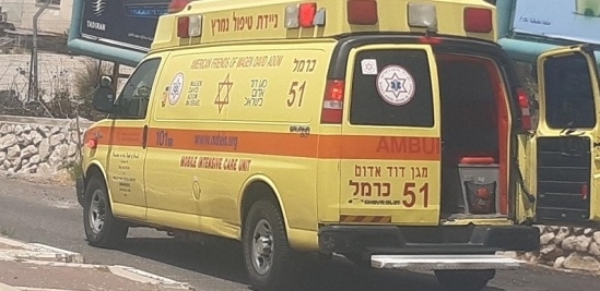 פועל נפל מגובה במהלך עבודות שיפוצים בדאלית אל כרמל