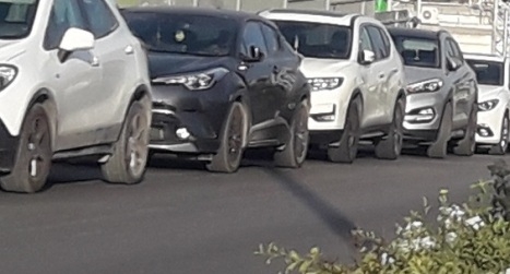 פקק ענק בכביש 672 עוספיה כתוצאה מתאונה