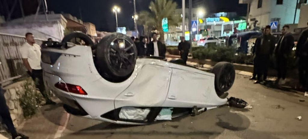 רכב הפוך בדליה