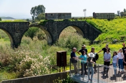 גיבוש לעובדים באתר נהריים בגשר גשר הישנה