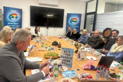 משלחת איטלקית משפיעה התארחה בעמותה לקידום מעמד החייל הדרוזי