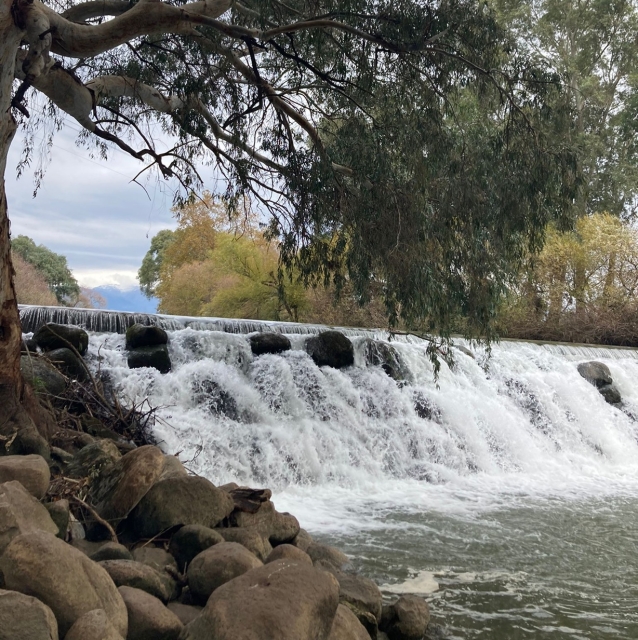 מפל קיבוץ כפר בלום עמק החולה