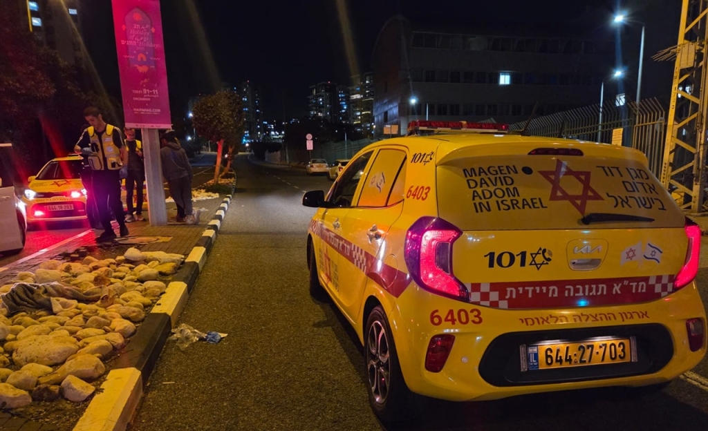 הולכת רגל נפגעה מרכב ברחוב אצ"ל בחיפה