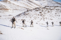 כוחות יחידת האלפינסטים בחרמון