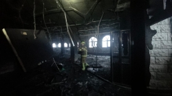 שריפת מבנה דת בעין קיניא ברמת הגולן