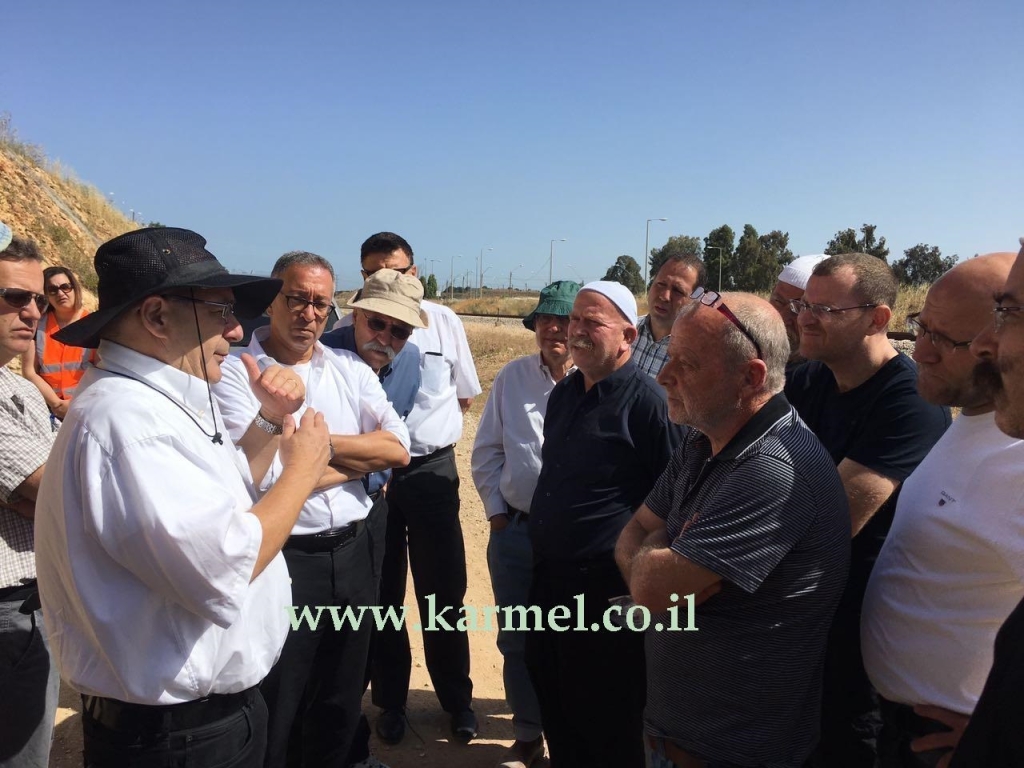 עו"ד איתן לדרר במפער הקישון