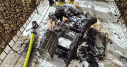 שרפה במבנה מגורים בחיפה