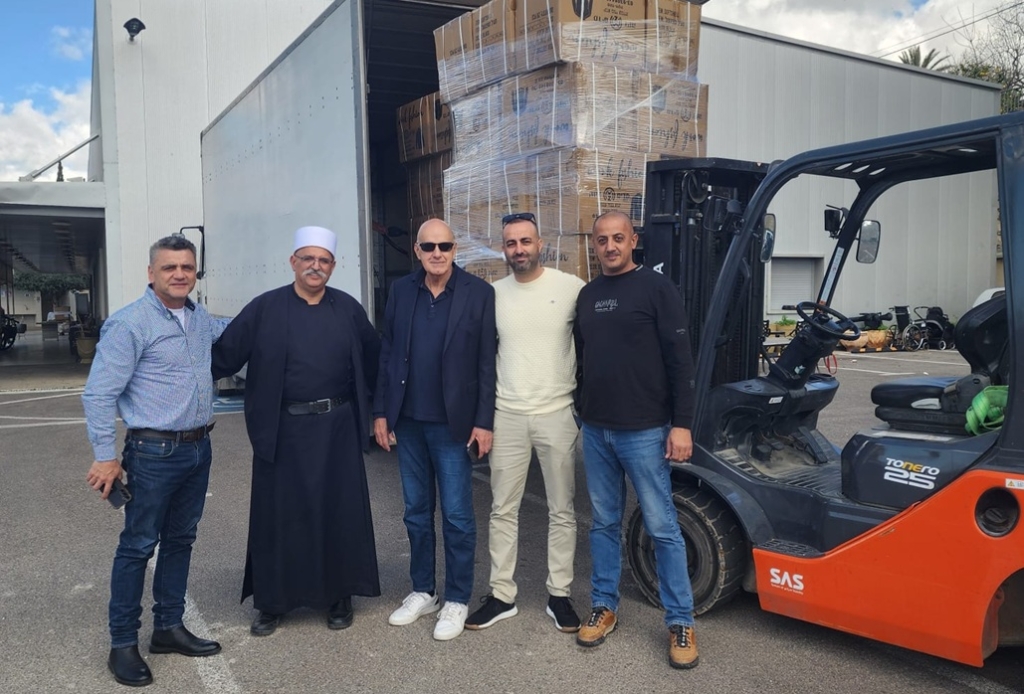 המרכז הערבי יהודי בהסתדרות תרמו לדרוזים בסוריה