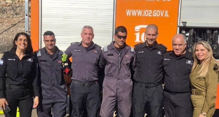 תומכי לחימה בכבאות והצלה בבית הסוהר חרמון