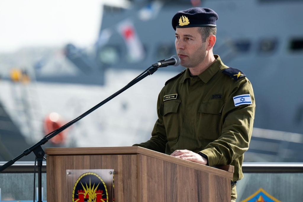 תת-אלוף ארז בן ציון מפקד בסיס חיל הים בחיפה