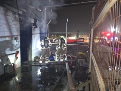 שריפה בחדר גנרטורים בקיבוץ דליה