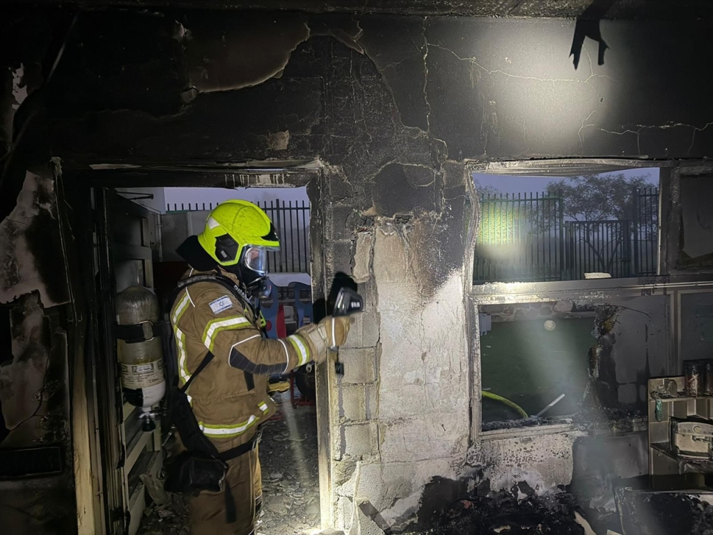 שריפה בגן ילדים באליפלט