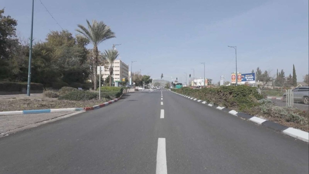 עבודות שיקום בכביש 90 בקריית שמונה