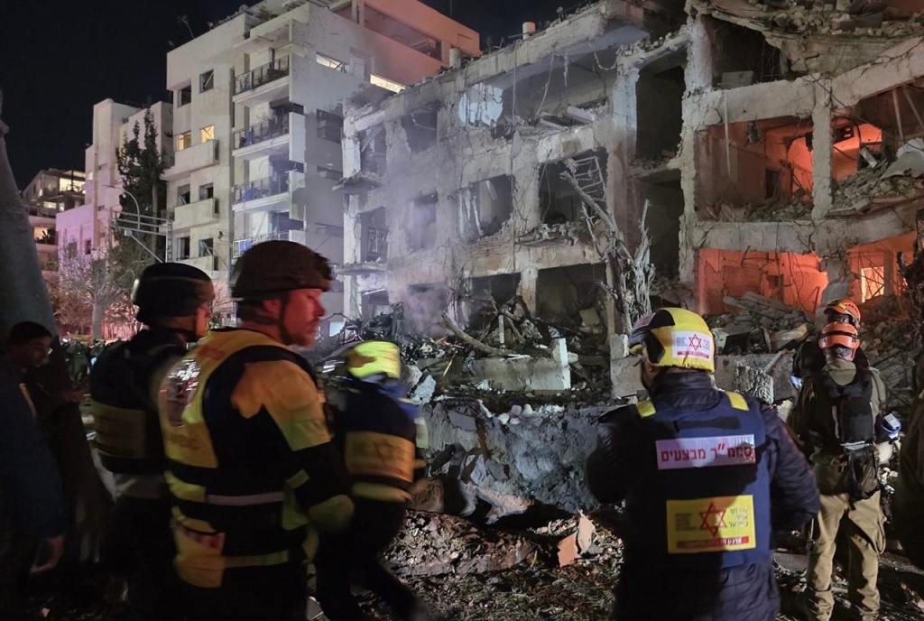 זירת נפילה קשה בגוש דן