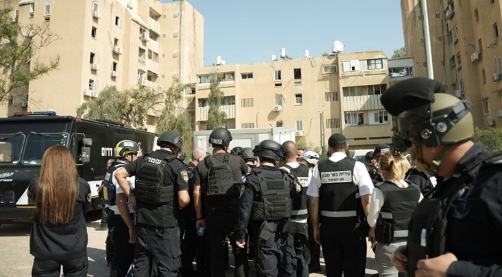 20 נפגעים במטח הטילים לבאר שבע