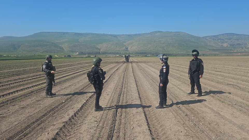 הטיל האיראני בשדה החקלאי בישראל