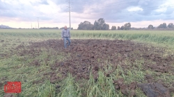 נפילת חלקי טיל במרחב כרמל באדמות דרוזיות