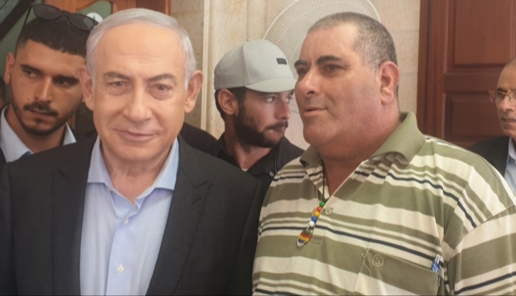 עז אבו רוכן עם רה"מ ושר הביטחון