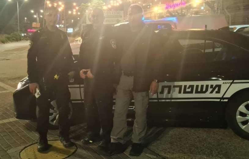 השיטור בדליה מסיר סכנות יירוט ונפלים