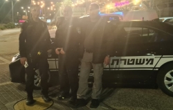 השיטור בדליה מסיר סכנות יירוט ונפלים