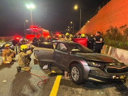 חולץ לכוד ללא רוח חיים בכביש 79