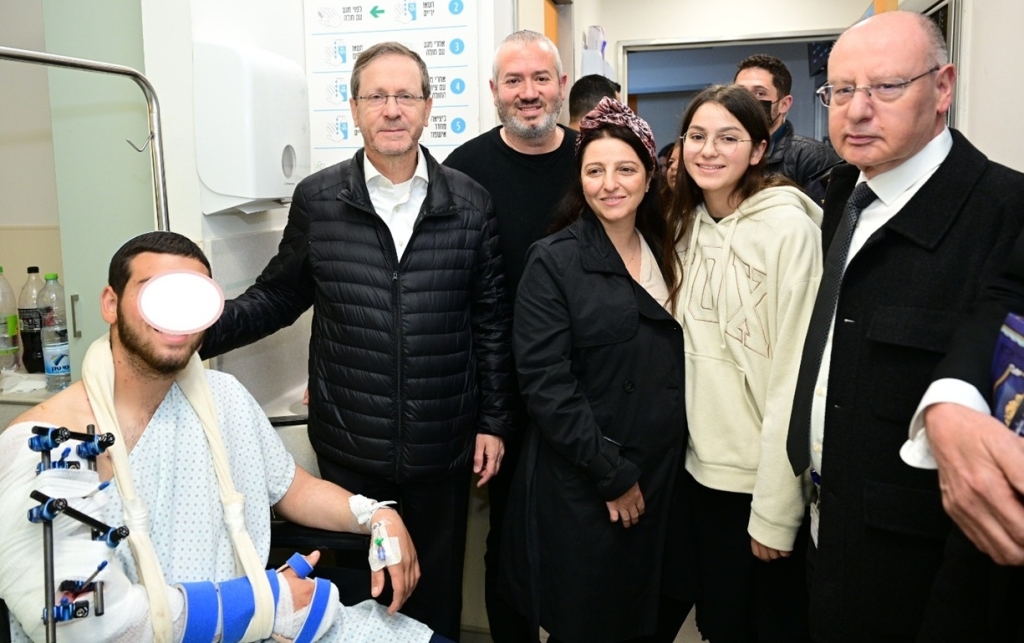 הרצוג ביקר במרכז הרפואי לגליל נהריה