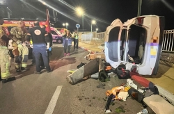  רכב התהפך ביקנעם נקבע מוות