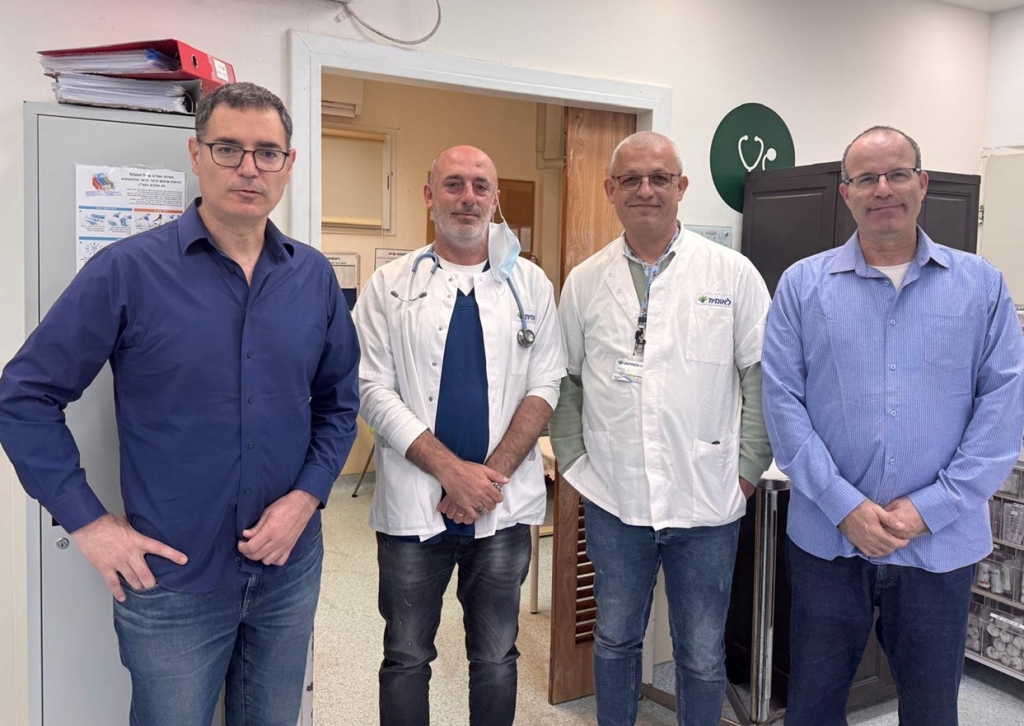 משה בר סימן טוב ביקר בלאומית קריית שמונה 