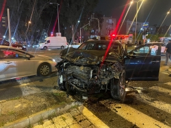 נזק לתשתיות באירוע בקרית ביאליק עקב תאונת דרכים