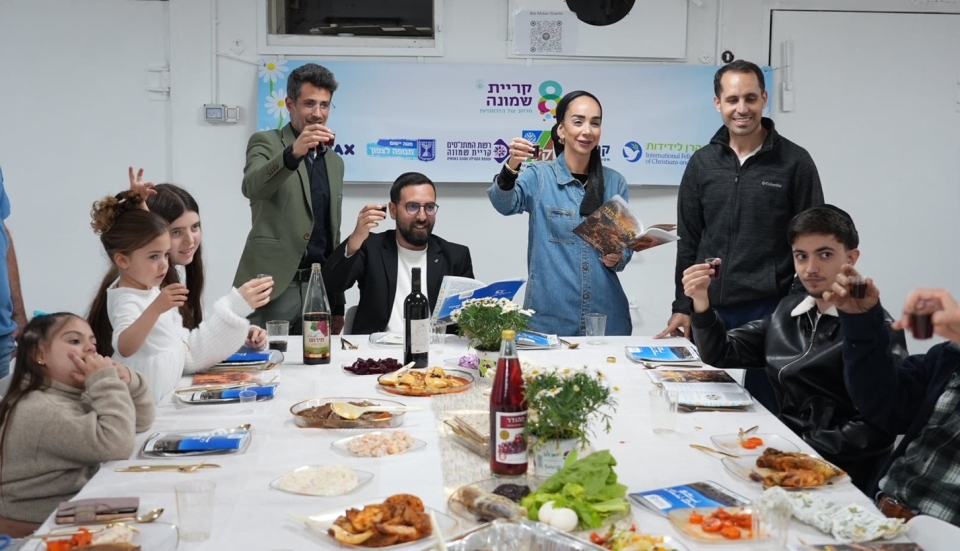 סדר ביחד במקלטים בקרית שמונה