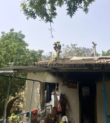 שריפה בית בקרית טבעון ובית בחיפה