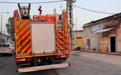 נפילת שברי יירוט על מפעל בחיפה