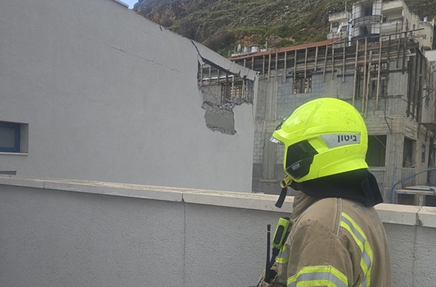 מטח מלבנון שפגע בבית ספר בדיר אל אסד