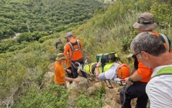 חילוץ מטיילת מנחל אורן בכרמל