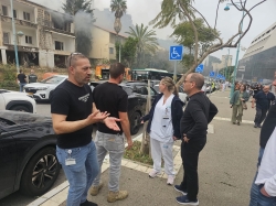 דלקה פרצה בבניין מול בני ציון בחיפה