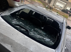 מכת ברד כבד ברמת הגולן