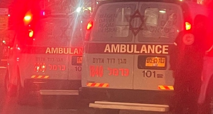 רכב התנגש בעמוד בדאלית אל כרמל