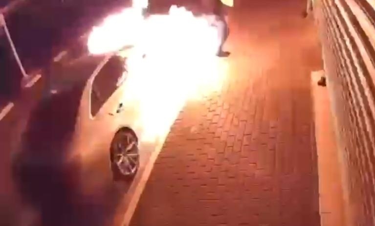 מילאו דלק בתחנת דלק במגאר והציתו רכב בטבריה