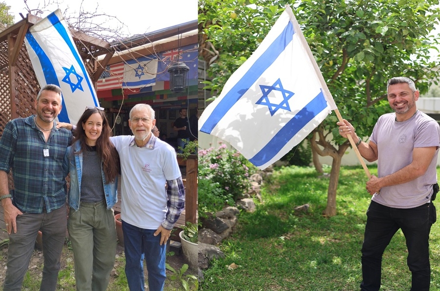 לוחם המילואים מהצפון חוגג עצמאות עם חבריו הפצועים