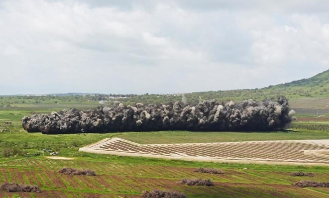 פונו ממוקשים ברמת הגולן למעלה מ-6,700 דונם