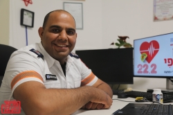 מוסא כעביה פרמדיק שמוביל את אשכול דרום
